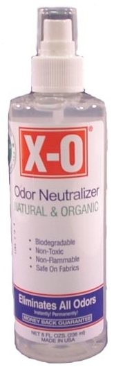 X-O Odor Neutralizer Finger Pump 8 oz (236 ml) Bottles Case of 12 Bottles