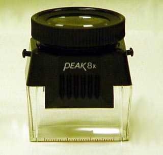 PEAK Brand Loupe/Magnifier for 35 mm Film, 8X