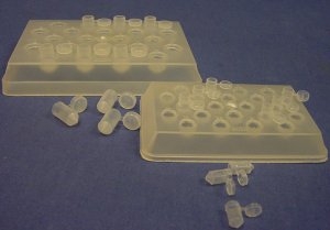BEEM Capsule Holder, UV Transparent, with 22 Individually Numbered Cavities, For Size 00 BEEM Capsul