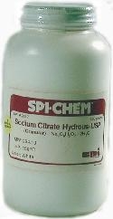 SPI-Chem Sodium Citrate tribasic dihydrate, 500g, CAS #06132-04-3