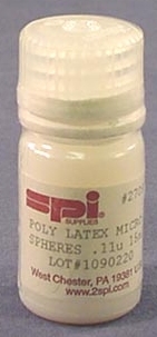 SPI Supplies Brand 1.10 &micro;m Polystyrene Latex Microspheres, 15 ml Vial, NIST Traceable