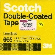 3M Double Coated Adhesive Tape, Code 665
