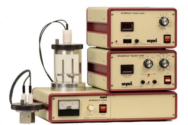 SPI-Module Sputter Coater with Carbon Module and Etch Mode w/o Pump 220v 50/60 Hz CE Certified