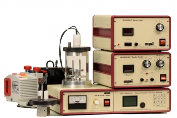 SPI-Module Sputter Coater with Carbon Module and Etch and QCTM and Pump 110v 50/60 Hz CE Certified