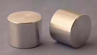 SPI Supplies Cylindrical  SEM Mounts, 15x10 mm, Aluminum, Lathe Finish