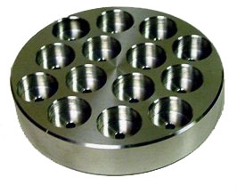 SEM Mount Work Stations, 10 mm Round Mounts and 1/8 (3 mm) pins on pin type-mounts (Holds 14)