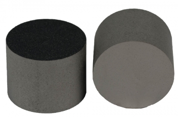 SPI Supplies Cylindrical SEM Mounts, 25.4x20 mm, Pure Carbon, Ultra-Smooth Finish