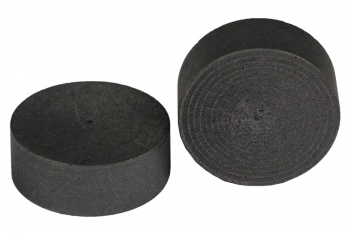 SPI Supplies Cylindrical SEM Mounts, 26x10 mm, Pure Carbon, Standard Finish