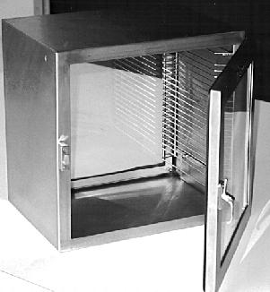 Stainless Steel Dessicator Cabinet, 22x21.6&quot;x16&quot; (55.9x55x40.6 cm)