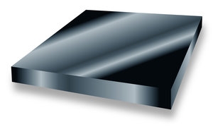 SPI-Glas 11 Grade Glassy (Vitreous) Carbon Plate 100mm x 100mm