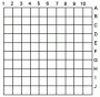 Graticules Optics, Numbered Grid 1mmx1mm 0.1mm pitch Marked 1-10 Surface Chrome 16mm #NE34A