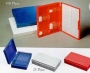 SPI Supplies Brand 100 Slide Box Plastic Bottom Blue