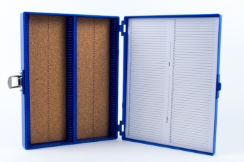 SPI Supplies Brand 100 Slide Box Cork Lined Bottom