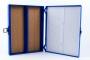 SPI Supplies Brand 100 Slide Box Cork Lined Bottom Blue