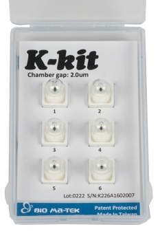 K-kit B: Chamber Height 2.0um, Pkg 6