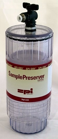 SPI-Dry Sample Preserver Capsule, Small 2.75 in (69.9mm) Diameter x 4.75 in (120.65mm) High