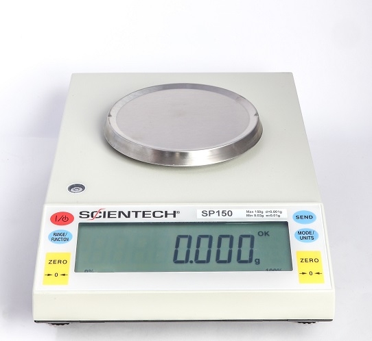 Scientech Electronic Top Loading Semi-Analytical Balance Model SP250 100-240v Use, CE Certified
