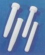 SPI Supplies Brand PTFE Test Tubes, Round Bottom with Screw Cap, 105mmx12mm, 8 ml