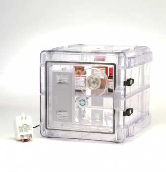 Secador 2.0 Desiccator Cabinet All Clear Vertical Manual Operation