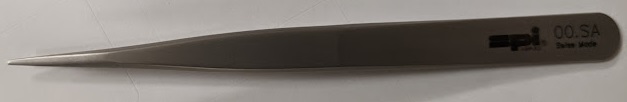 Eurotool Anti-Magnetic Tweezer Style 00 - 4.5 Inch Precision Tweezers For Electronics & Lab Work
