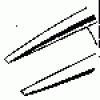 SPI-Swiss Style #2A Flat Tipped Tweezers, Antimagnetic Stainless Steel, High Precision, 120 mm - - alt view 1