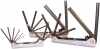 SPI Folding Hex Key Wrench Set, Large 5 Keys, British - - alt view 1