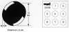 SPI Supplies Brand Silicone Embedding Molds Clear 8 Circular Cavities UV Transparent - - alt view 1