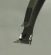 SPI-Swiss Wafer Style 37S Tweezers, Antimagnetic Stainless Steel, 124 mm - - alt view 2