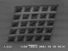 Perforated SiOx TEM membrane grids, .5x.5mm membrane, 50nm thick, 200um thick frame, 2um hole, Pk/10 - - alt view 1