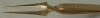SPI Supplies Brand Gold Plated Tweezers, Style #N4, High Precision, with 100% Anti-Magnetic Tips - - alt view 1