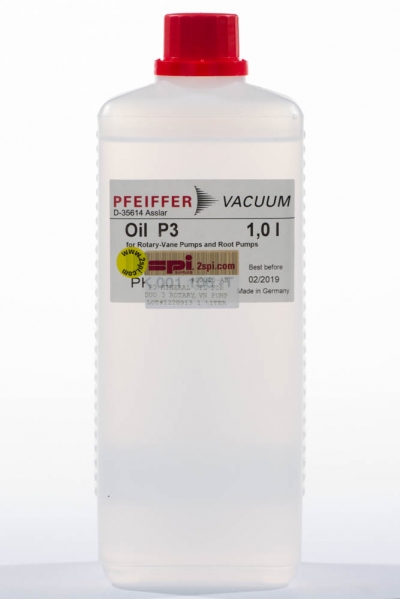 Pfeiffer P3 Mineral Oil for Pfeiffer DUO 3 Pump 10445-AB, 1(one) Liter