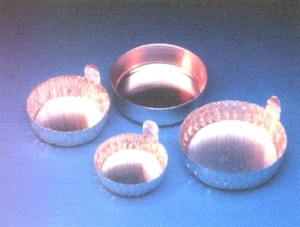SPI Aluminum Weighing Dish, Smooth Edge (without tab), Pack of 100