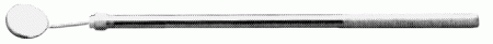 SPI Supplies Brand Inspection Mirror, Vinyl Coated Handle,190 mm Handle Length 22 mm Viewing Mirror