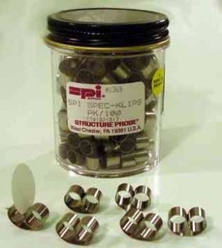SPI Spec-Klips Specimen Support Springs for Metallography, pkg(100)