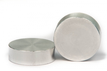 SPI Supplies Cylindrical SEM Mounts, 32x10 mm, Aluminum, Lathe Finish