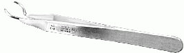 Dumont Dumoxel Specimen Mount Tweezers, 9 mm Diameter Ends, Antimagnetic Stainless Steel