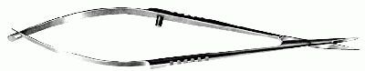 SPI Supplies Brand Microscissors, Vannas,  Curved, 10.5CM