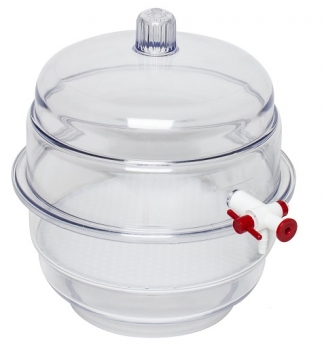 SPI Supplies Space Saver Vacuum Desiccator Medium
