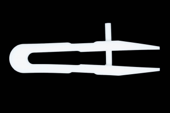 SPI Supplies PTFE Tweezers Flat Platen 100 mm