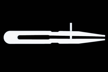 SPI Supplies PTFE Tweezers Flat Platen 200 mm