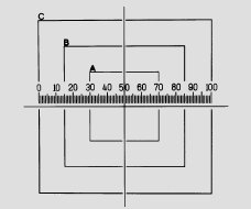 Graticules Optics, Eye Piece Reticle Thompson Style Model G23 Dust Analysis Glass Sandwich