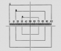 Graticules Optics, Eye Piece Reticle Thompson Style Model G23 Dust Analysis Glass Sandwich 16 mm