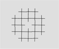 Graticules Optics, Eye Piece Reticle Kotter Design Reticle - Model G48 Glass Sandwich Design