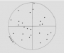 Graticules Optics, Eye Piece Reticle Chalkley Point Array Model NG52 16 mm Surface Chrome Image