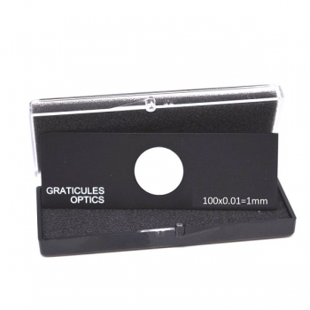 Stage Micrometer for Reflected Light, 100 Separate and Distinct Divisions 10&micro;m per Division