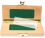 Stage Micrometer Dual Scale, Negative Image, 50mm in 0.1mm & 2 in 0.005" Division, UKAS Certified