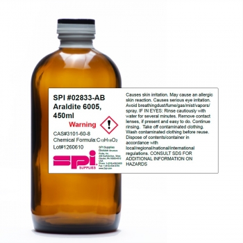 Araldite 6005 Epoxy Resin, CAS# 3101-60-8, 01675-54-3, 25068-38-6, 450ml