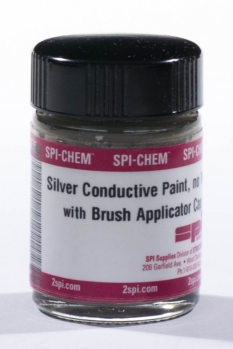 NO-VOC Silver Paint with Brush Applicator Cap, 1.0 troy oz.(31.0g)