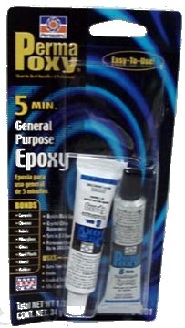 GLUE MASTERS 2 Part Epoxy, 5 Minute Set, .81 Ounce Syringe, Clear (Pac —  Gluemasters