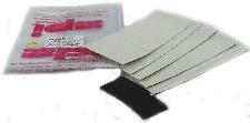 SPI Supplies Double Sided Adhesive Conductive Silver Sheets, 50 x120 x 0.13 mm thick, Pack of 5
